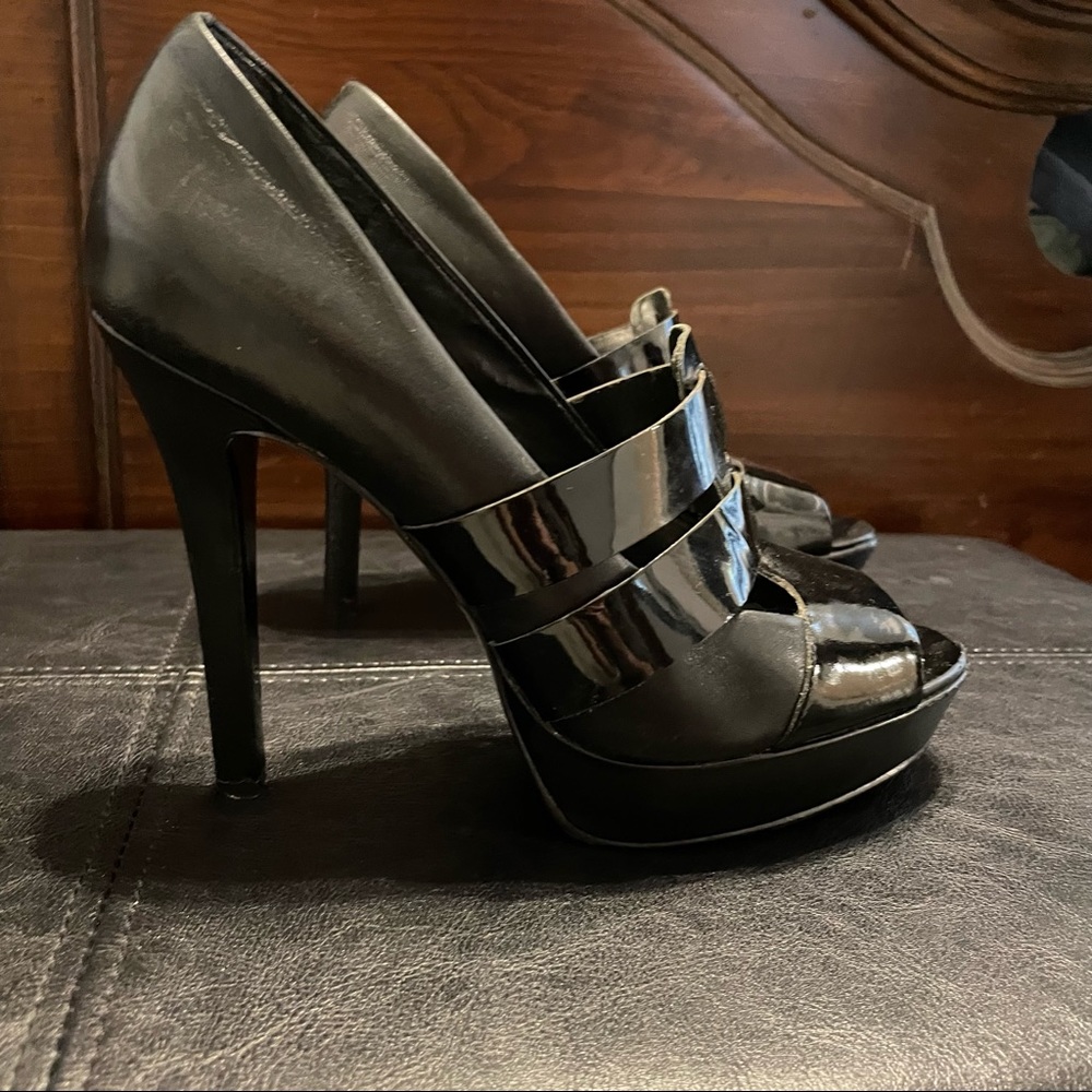 BCBG Black Patent Leather